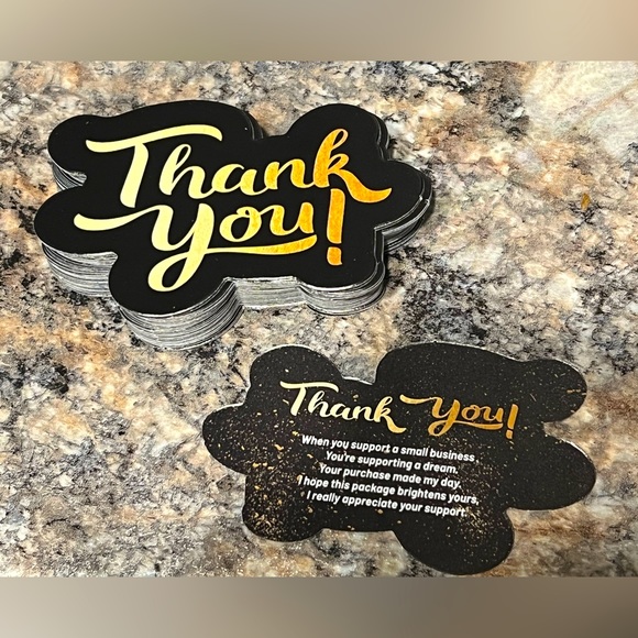 Double Sided Thank You Cards - Picture 2 of 3